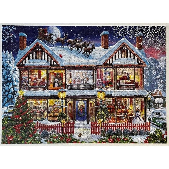 MasterPieces 1000 Piece Jigsaw Puzzle Home For The Holidays Signature Collection - Picture 1 of 7
